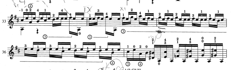 Bach split beam example